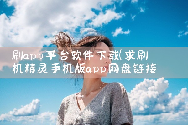 刷app平台软件下载