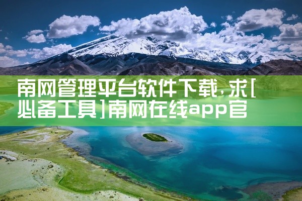 南网管理平台软件下载
