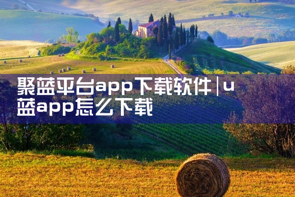 聚蓝平台app下载软件
