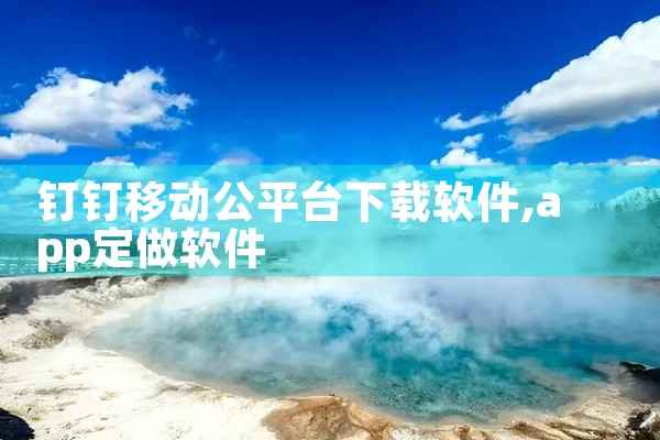 钉钉移动公平台下载软件