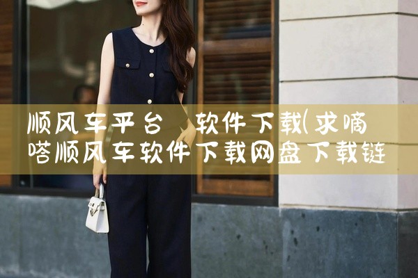 顺风车平台 软件下载