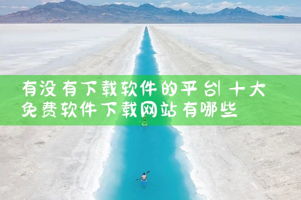 有没有下载软件的平台